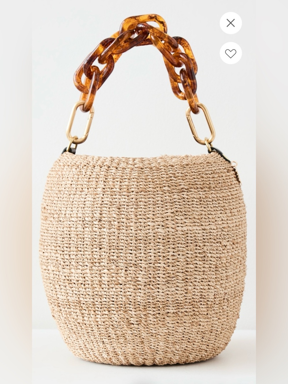 Clare V. Pot de Miel Bag with Resin Top Handle - Picture 2 of 5